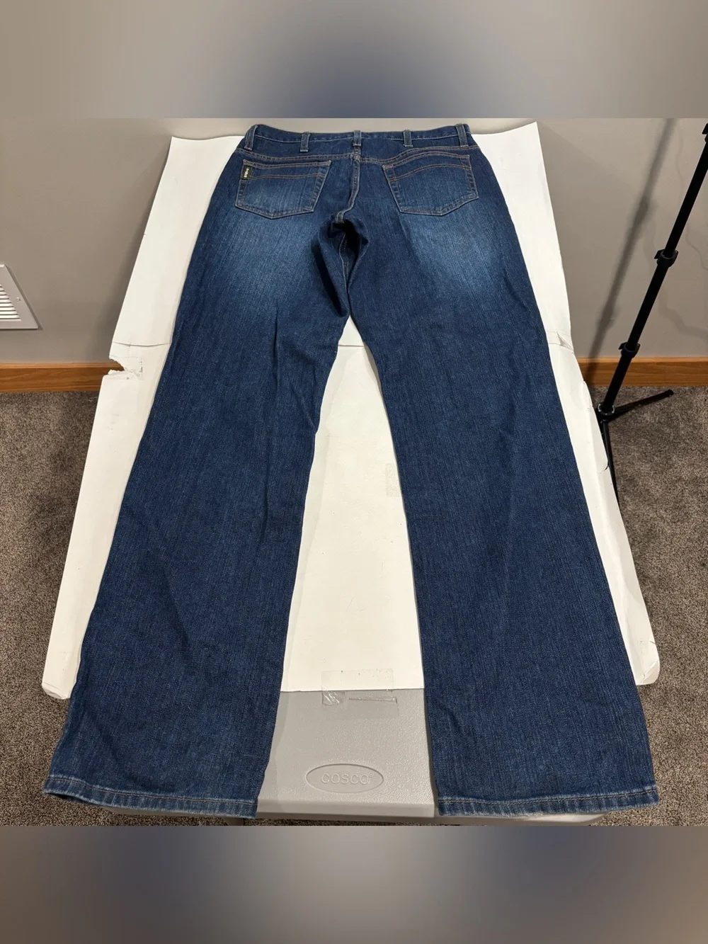 Cinch Green Label Mens Relaxed Fit Straight Leg Jeans Medium Wash 35x38 Denim